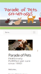 Mobile Screenshot of parade-of-pets.com